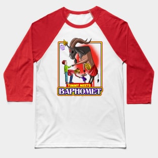 Timmy Meets Baphomet Witchcraft for beginners Baseball T-Shirt